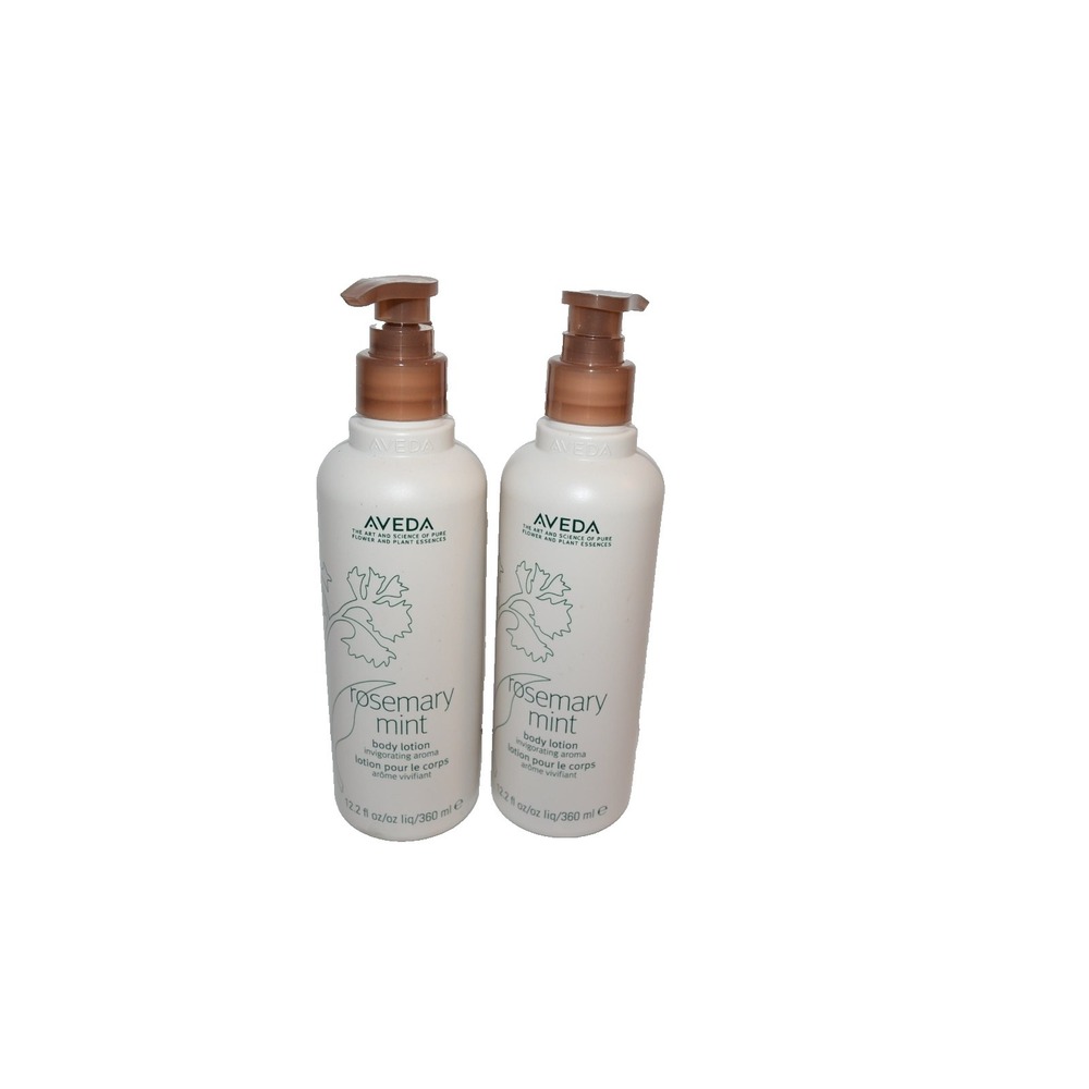 2 pc AVEDA Rosemary Mint Body Lotion Lot of 2 Pump Bottles
